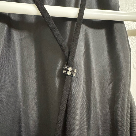 Vintage Evan Picone Elegant Black Maxi Dress - Picture 6 of 8